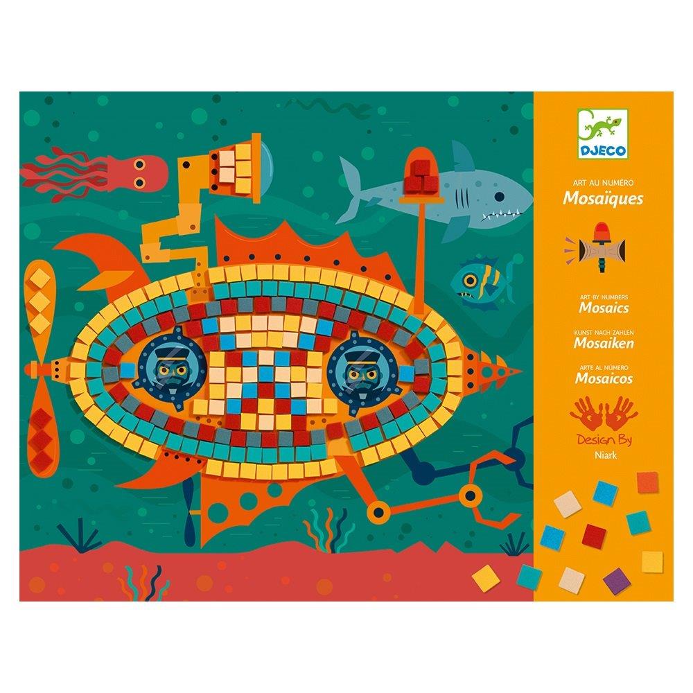 Design For older children - Collages  Mosaic kits - Ace at the wheel