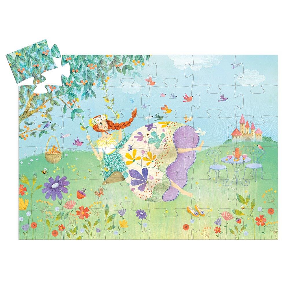 Djeco Puzzles - Silhouette puzzles The princess of spring