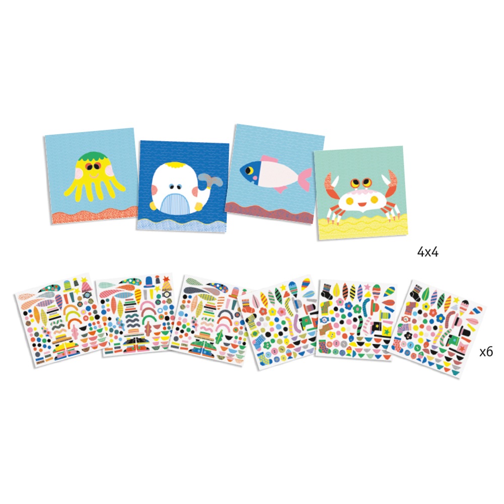 Design Small gifts for little ones - Stickers Sea creatures