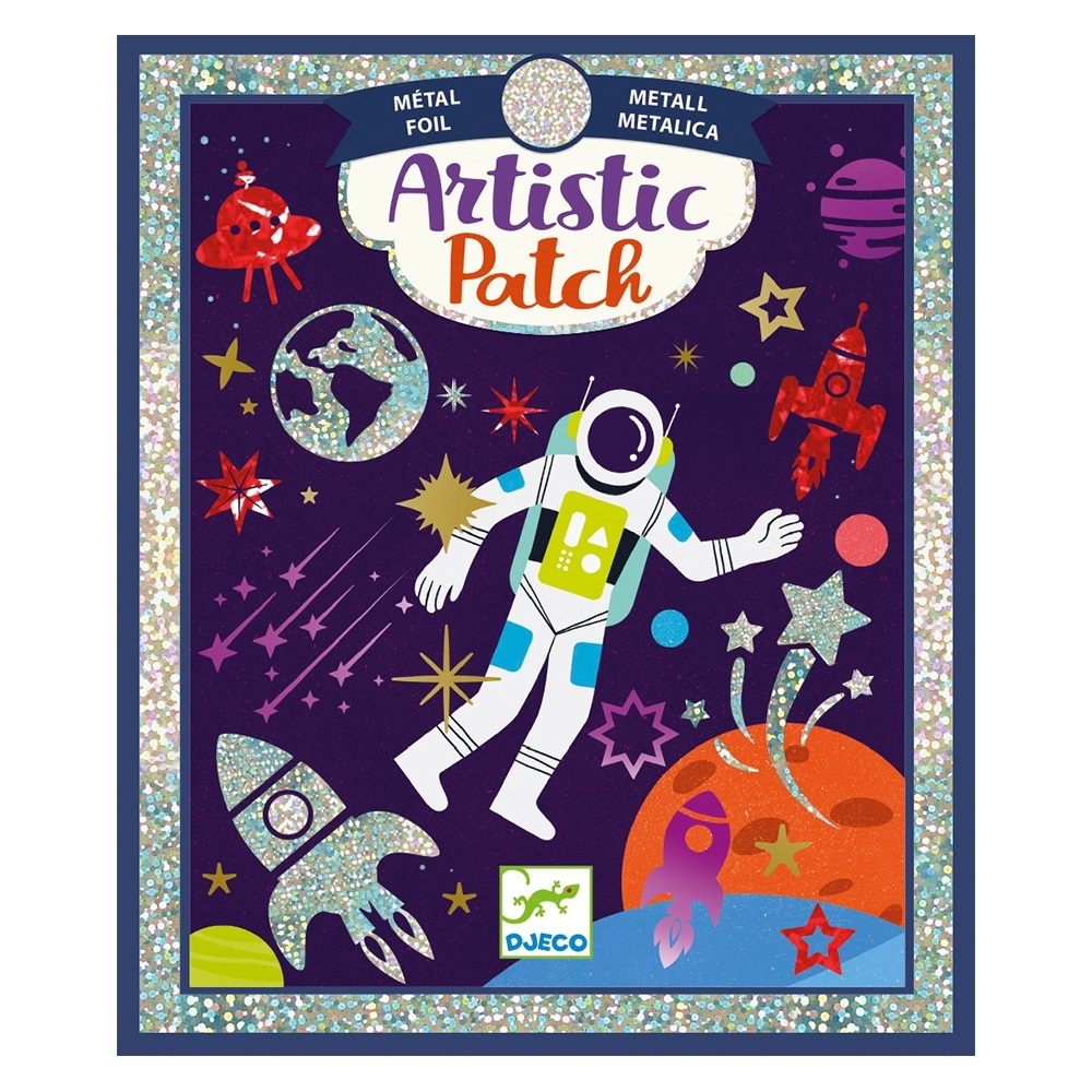 Design For older children - Artistic Patch Metal Collages - Cosmos