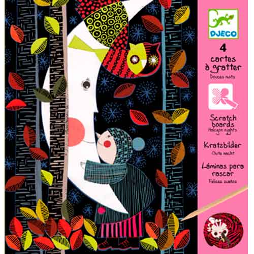 Djeco Scratch cards Halcyon nights