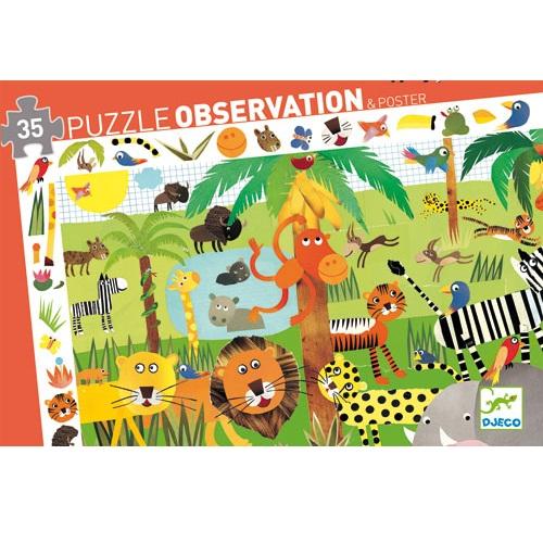 Djeco Puzzles observation Jungle - 35 pcs