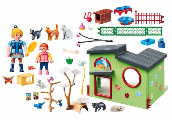 PLAYMOBIL 9276 CITY LIFE PURRFECT STAY CAT BOARDING PLAYSET