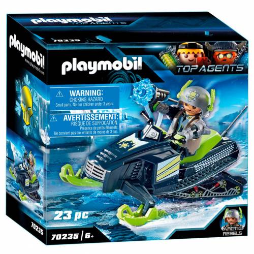 PLAYMOBIL 70235 TOP AGENTS V ARCTIC REBELS ICE SCOOTER
