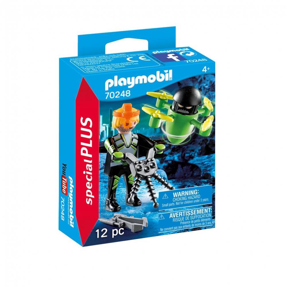 PLAYMOBIL 70248 SPECIAL PLUS AGENT WITH DRONE