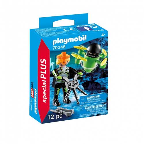 PLAYMOBIL 70248 SPECIAL PLUS AGENT WITH DRONE
