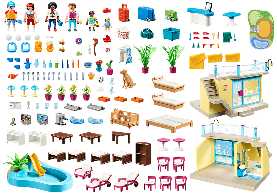 PLAYMOBIL 70434 FAMILY FUN PLAYMO BEACH HOTEL