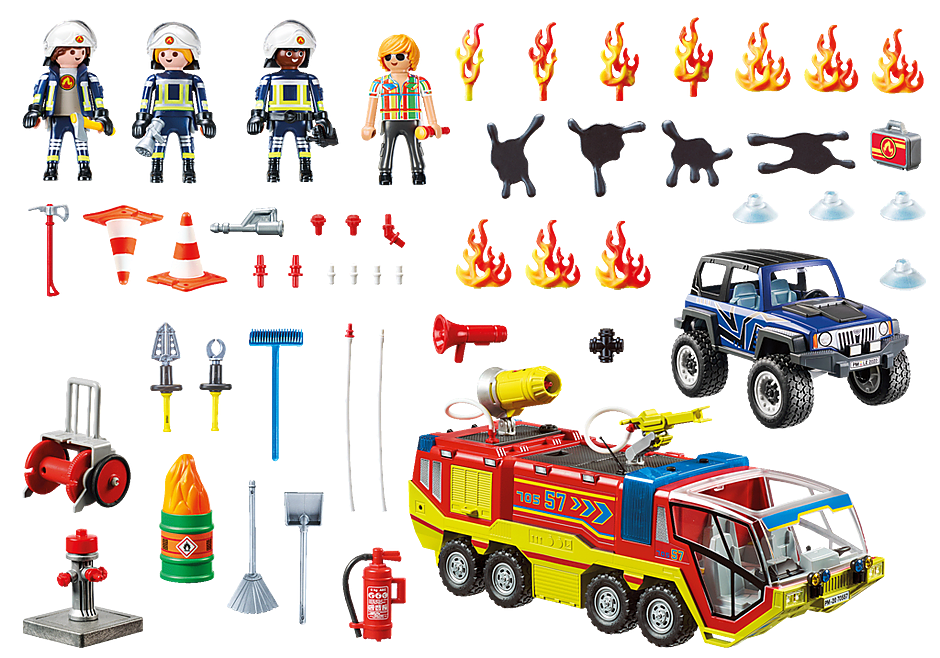 PLAYMOBIL 70557 CITY ACTION FIRE ENGINE WITH TRUCK
