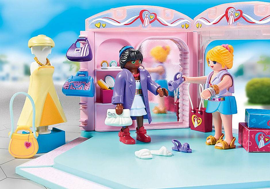 PLAYMOBIL 70591 CITY LIFE FASHION STORE PLAYSET WITH FIGURES