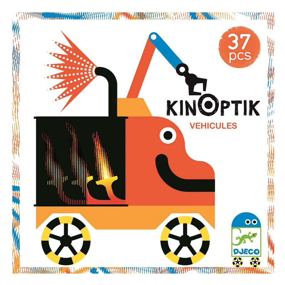 Djeco Kinoptik Vehicles - 38 pcs