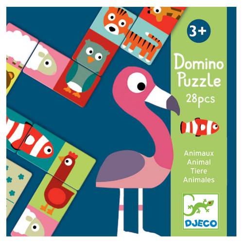 DJECO EDUCATIONAL GAMES DOMINO - ANIMO-PUZZLE