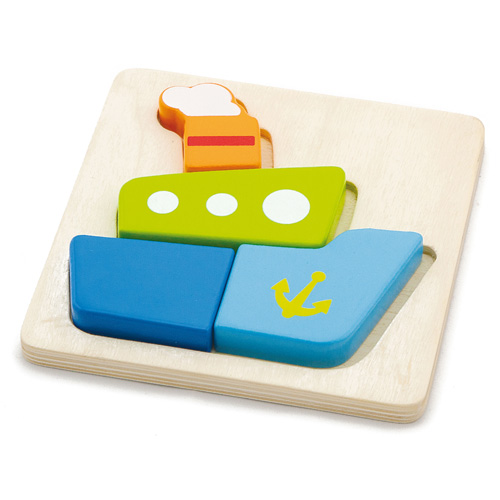 Viga Handy Block Puzzle - Boat
