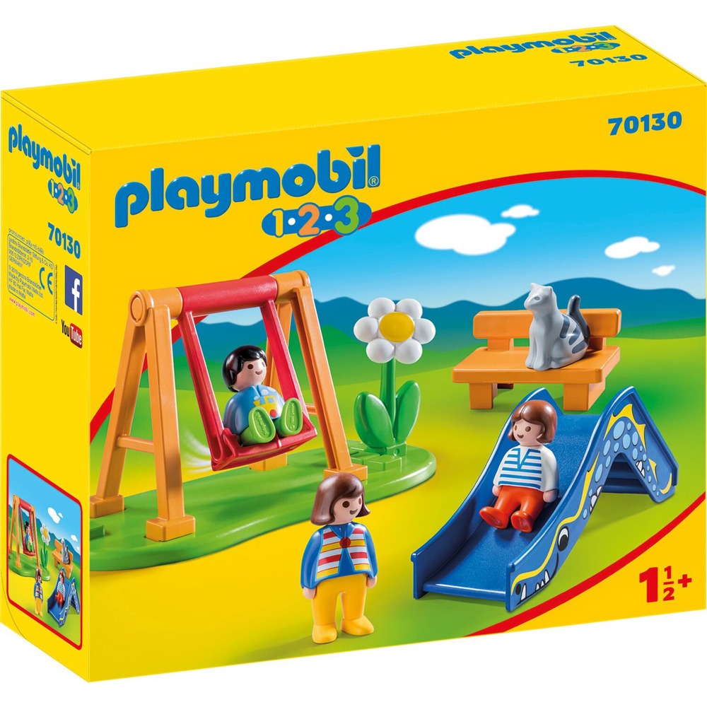 PLAYMOBIL 70130  - 1.2.3. CHILDRENS PLAYGROUND TODDLER PLAYSET