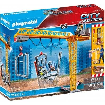 Playmobil 70441 City Action Construction Crane With Remote Control