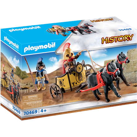 PLAYMOBIL 70469 HISTORY ACHILLES WITH CHARIOT AND PATROKLOS