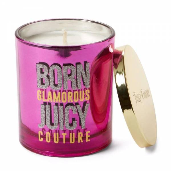 JUICY COUTURE SWEET PROSECCO GLASS CANDLE 12OZ