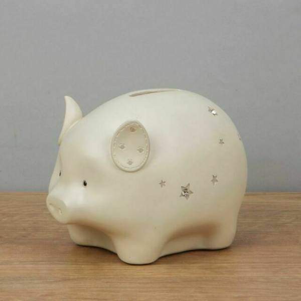 BAMBINO RESIN MONEY BANK - PIG