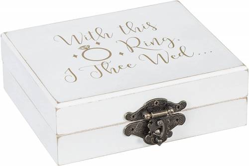 JUST MARRIED TRINKET BOX WITH THIS RING