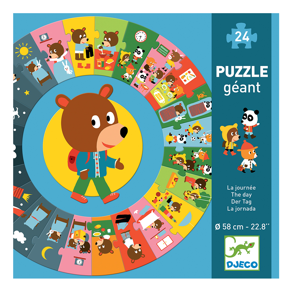 DJECO GIANT PUZZLES THE DAY