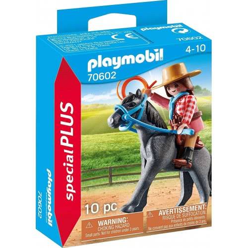 PLAYMOBIL 70602 SPECIAL WESTERN RIDER COWGIRL WITH HORSE