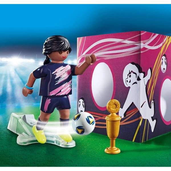 PLAYMOBIL 70875 SPECIAL PLUS SOCCER PLAYER WITH GOAL