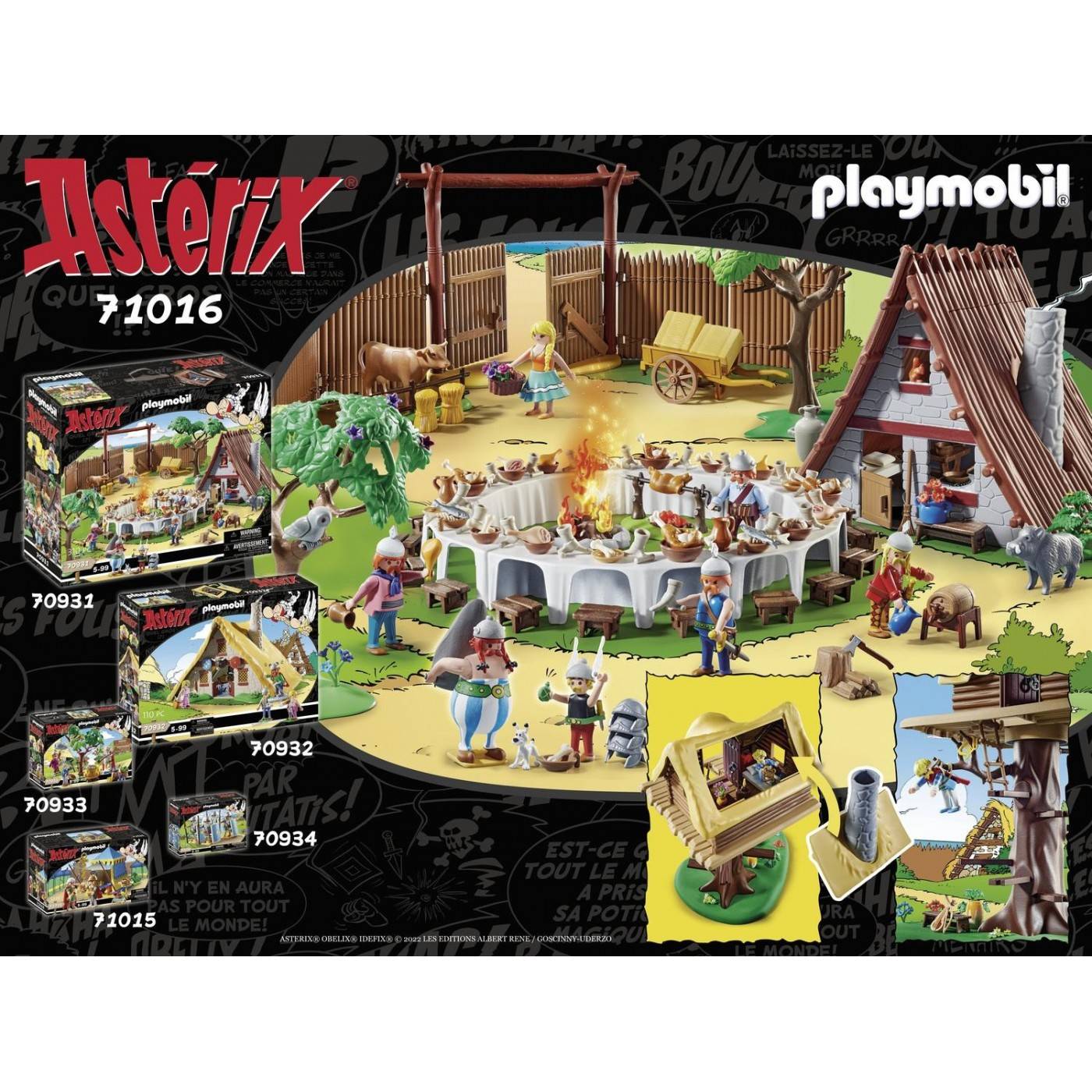 PLAYMOBIL 71016 COLLECTION ASTERIX AND OBELIX, CACOFONIX