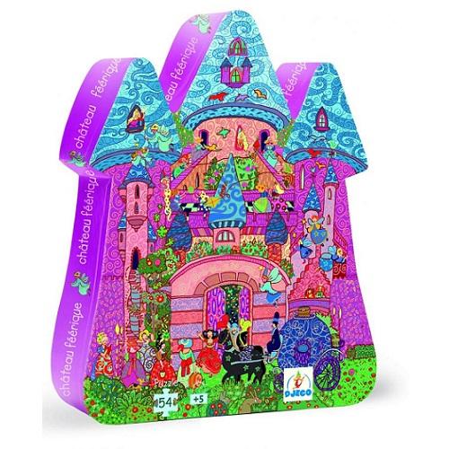 Djeco Silouhette Puzzles The fairy castle - 54 pcs
