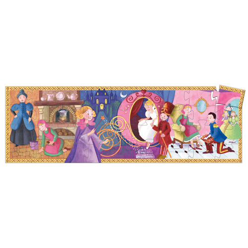 Djeco Silouhette Puzzles tales Cinderella - 36 pcs