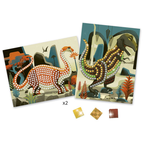 Djeco Small gift - Mosaics Dinosaurs