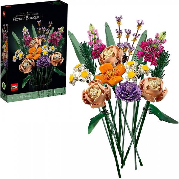 LEGO 10280 CREATOR EXPERT FLOWER BOUQUET, ARTIFICIAL FLOWERS