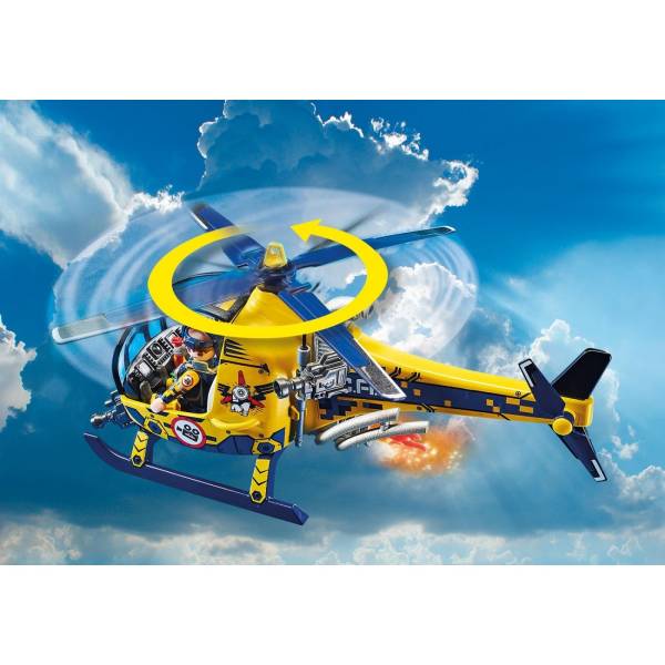 PLAYMOBIL 70833 AIR STUNT SHOW HELICOPTER WITH CINEMA WORKSHOP
