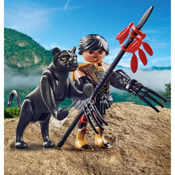 PLAYMOBIL 70878 SPECIAL PLUS WARRIOR WITH PANTHER