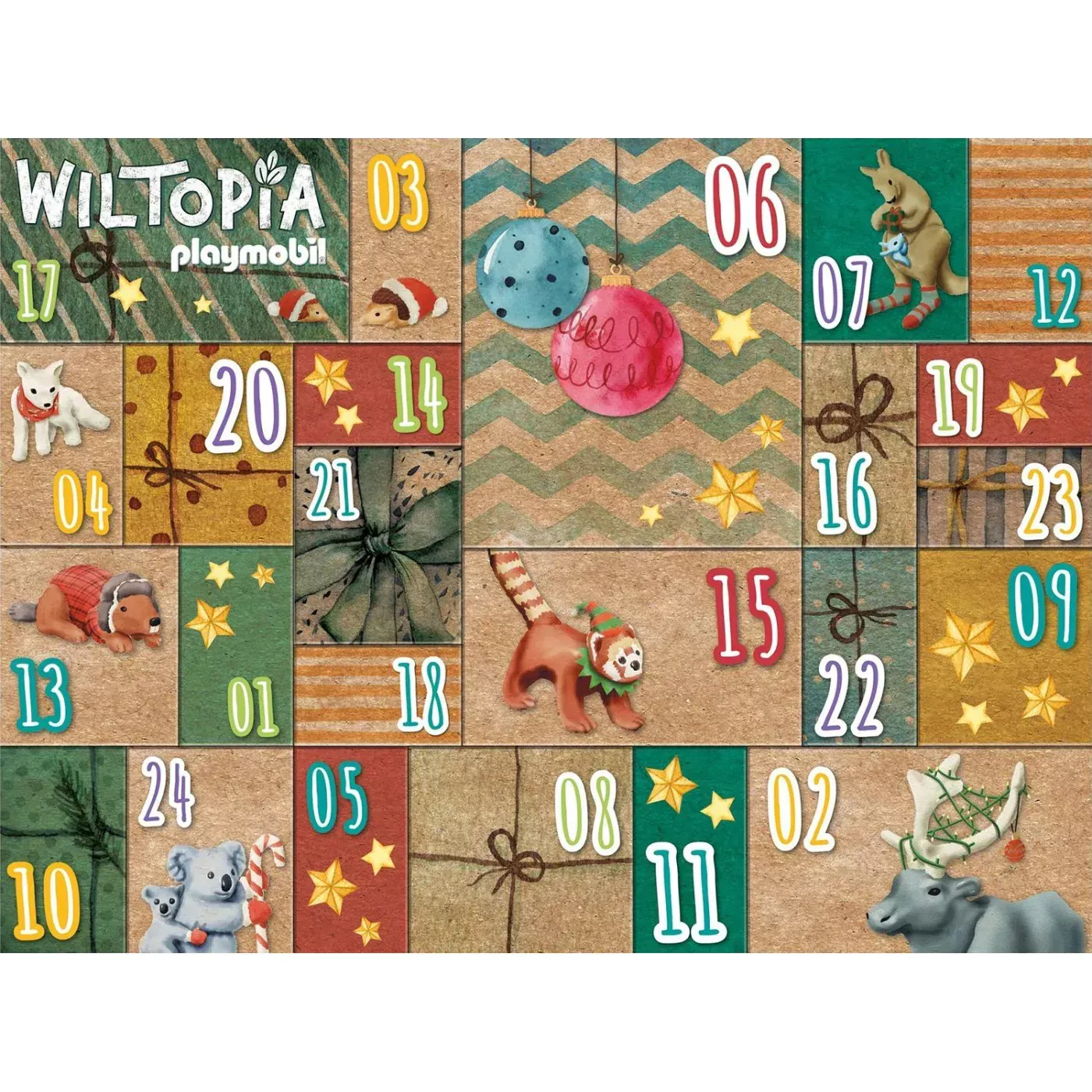 PLAYMOBIL 71006 WILTOPIA - DIY CHRISTMAS CALENDAR EXPLORING ANIMAL WORLD