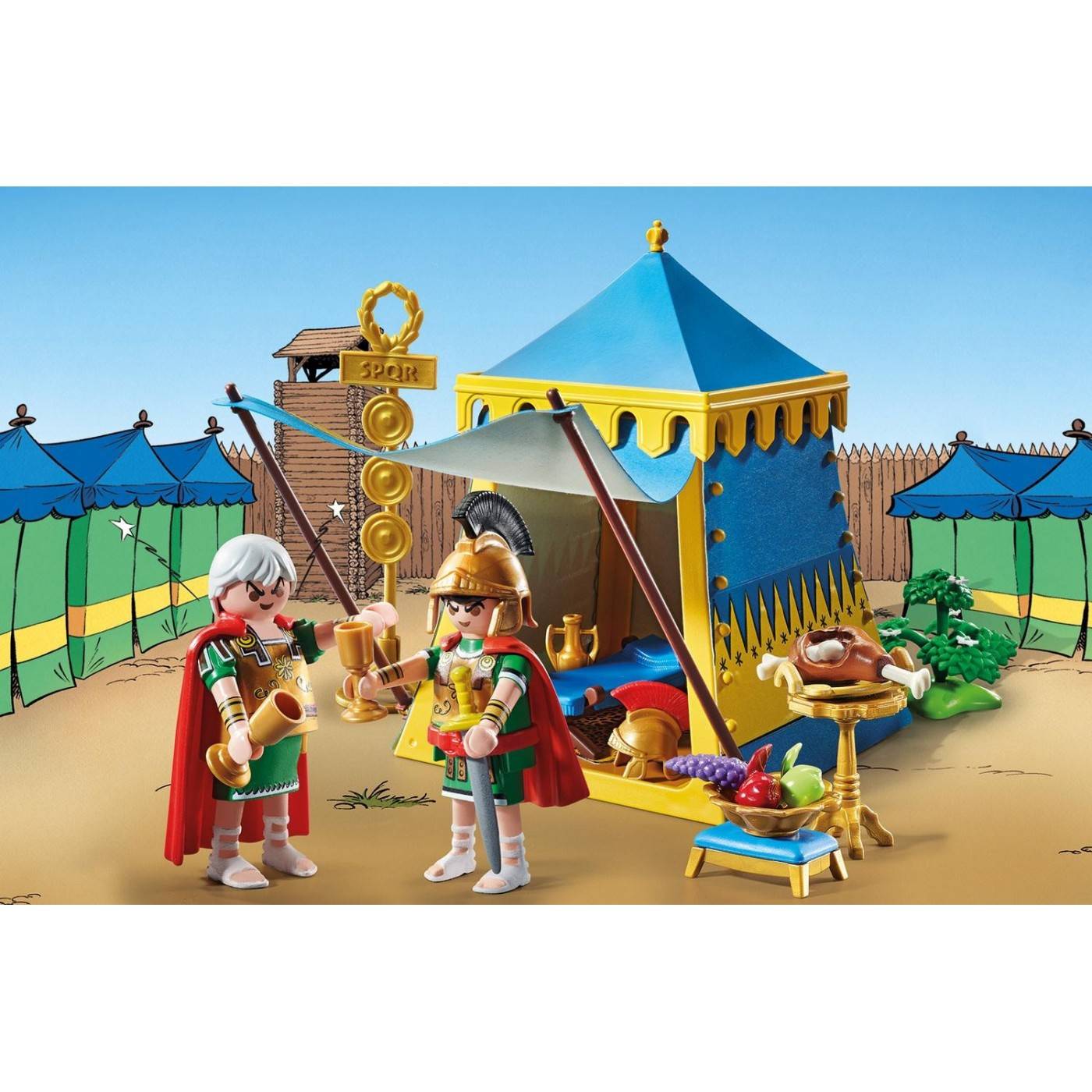 PLAYMOBIL 71015 ASTERIX: LEADER`S TENT WITH GENERALS