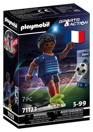 PLAYMOBIL 71123 SPORTS AND ACTION FRANCE NATIONAL FOOTBALL PLAYER