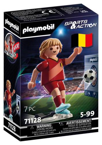PLAYMOBIL 71128 SPORTS AND ACTION BELGIUM NATIONAL FOOTBALL PLAYER