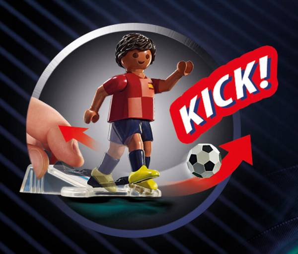 PLAYMOBIL 71129 SPORTS AND ACTION SPAIN NATIONAL FOOTBALL PLAYER