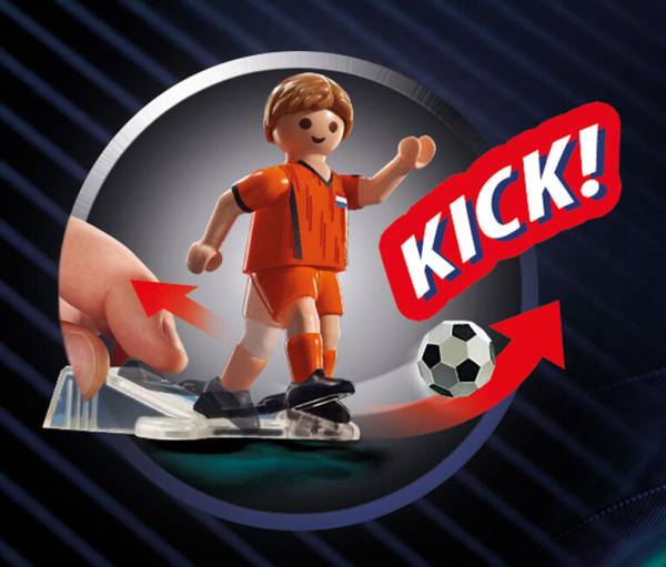 PLAYMOBIL 71130 SPORTS AND ACTION NETHERLANDS NATIONAL FOOTBALL PLAYER