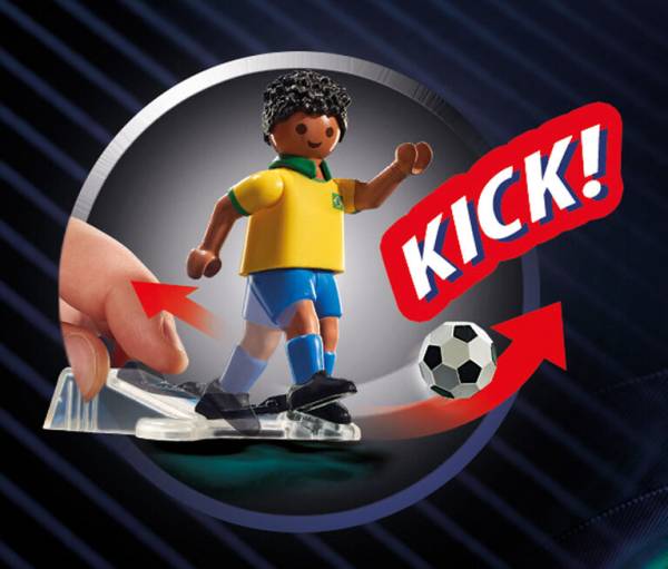 PLAYMOBIL 71131 SPORTS AND ACTION BRAZIL NATIONAL FOOTBALL PLAYER