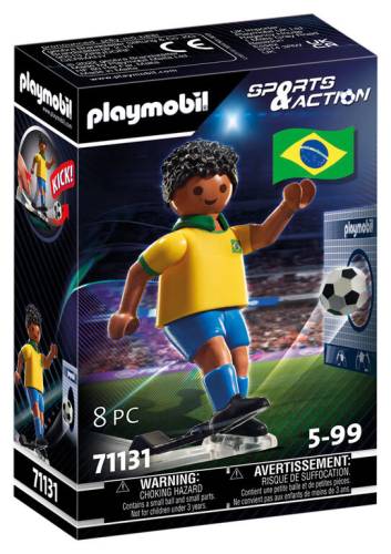 PLAYMOBIL 71131 SPORTS AND ACTION BRAZIL NATIONAL FOOTBALL PLAYER