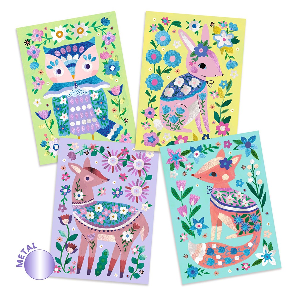 Djeco Forest Animals Foil Pictures