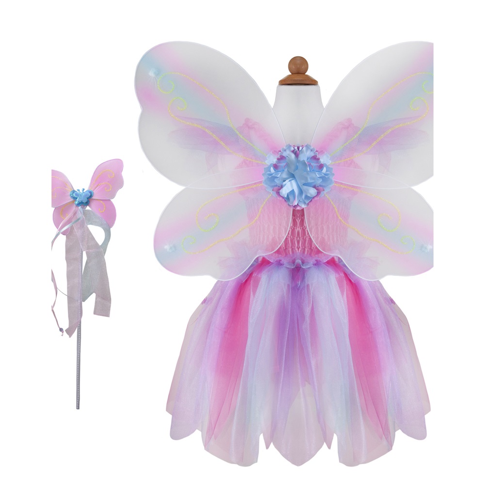 Great Pretenders Butterfly Dress, Wing and Wand Set 5-6 years