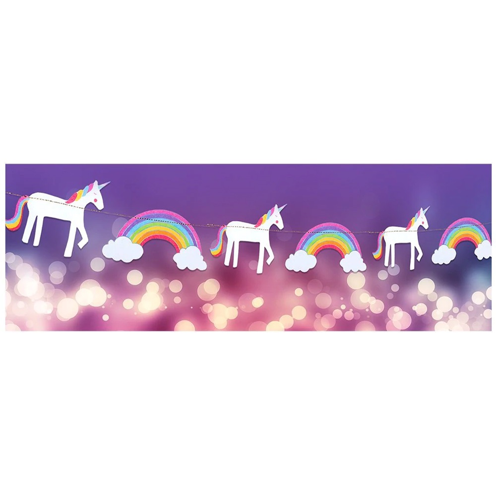 Great Pretenders Garlands - Unicorn w/ Rainbows 182 cm