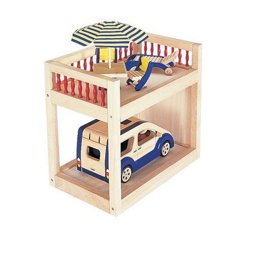 Pin Toys Woodland doll house garage