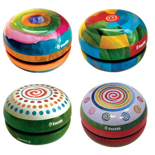 Svoora Tin Yo-Yo with Free Spin Fantasy in 4 designs