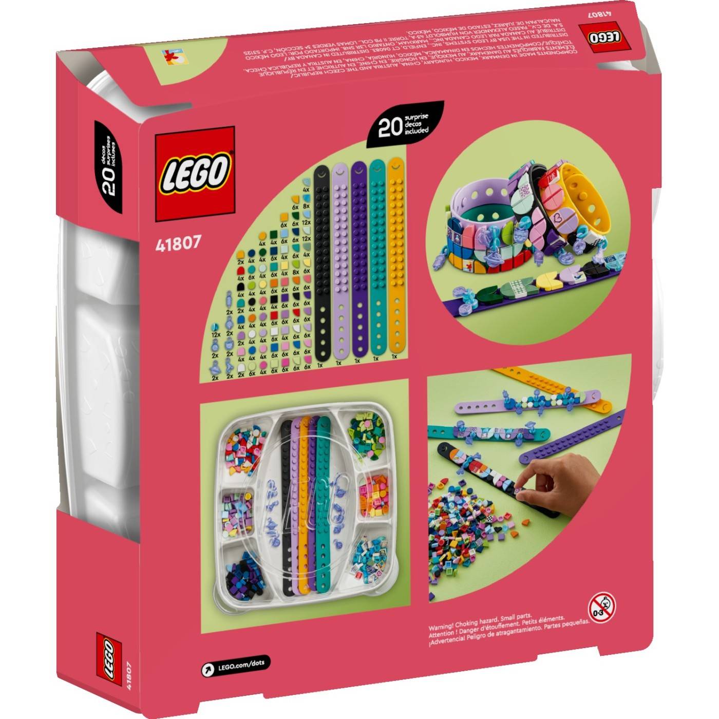 LEGO 41807 DOTS BRACELET DESIGNER MEGA PACK