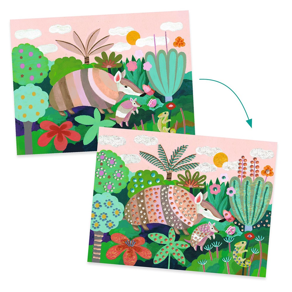 DJECO ART AND CRAFT OLDER ONES - PAINTING TROPICAL FOREST