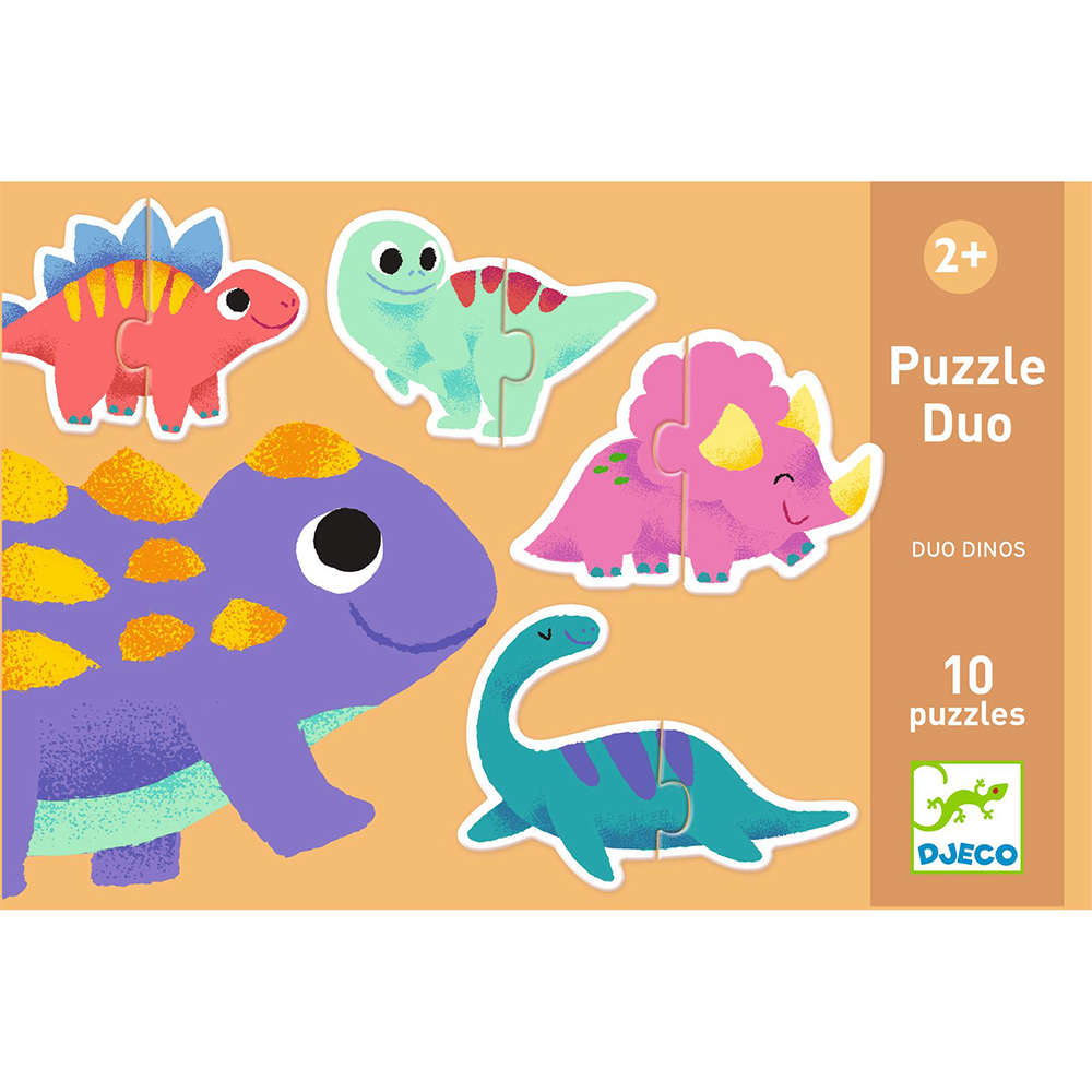 DJECO MATCHING PUZZLE DUO DINOS - FSC MIX