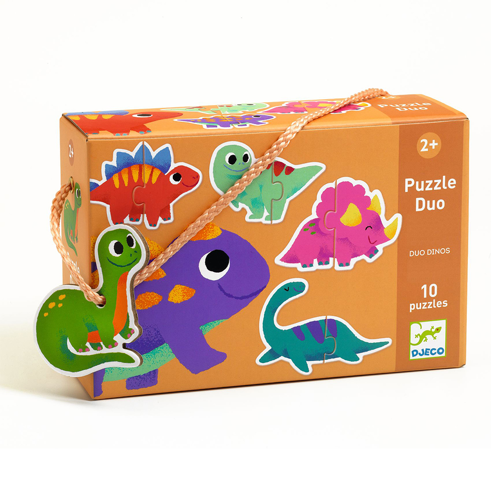 DJECO MATCHING PUZZLE DUO DINOS - FSC MIX