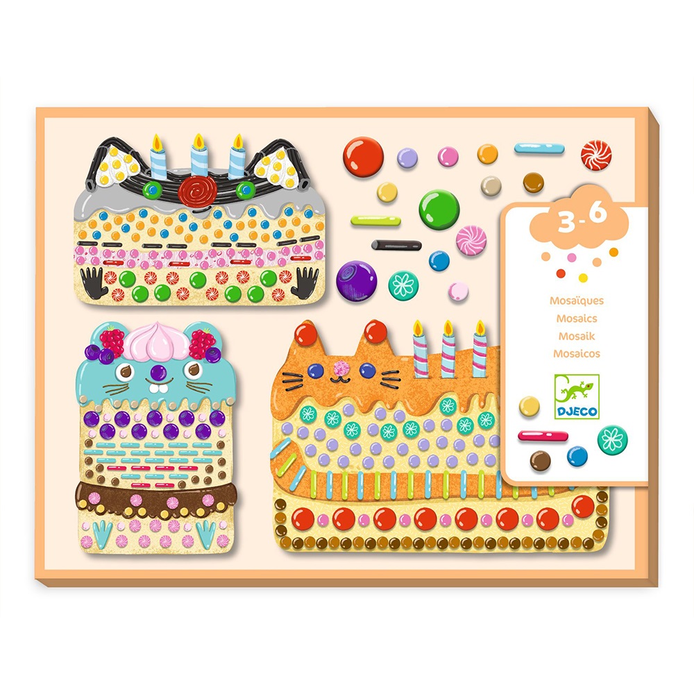DJECO ART AND CRAFT LITTLE ONES - COLLAGES CAKES AND SWEETS